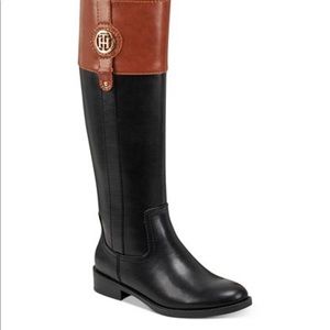 NWOT Two-Tone Tommy Hilfiger Riding Boots